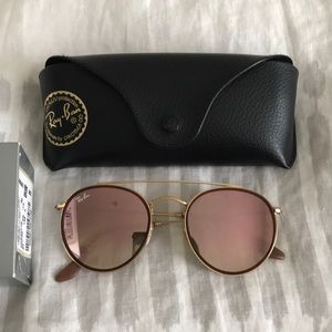 Ray Ban Round Metal Sunglasses RB3647N